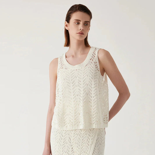 Women's Premium Linen Summer Vest Elegant Luxury Style